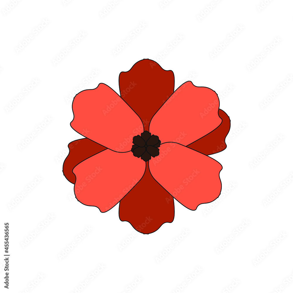 cartoon halloween flowers. Vector illustrations. icon cartoon halloween flowers. Vector illustrations. icon