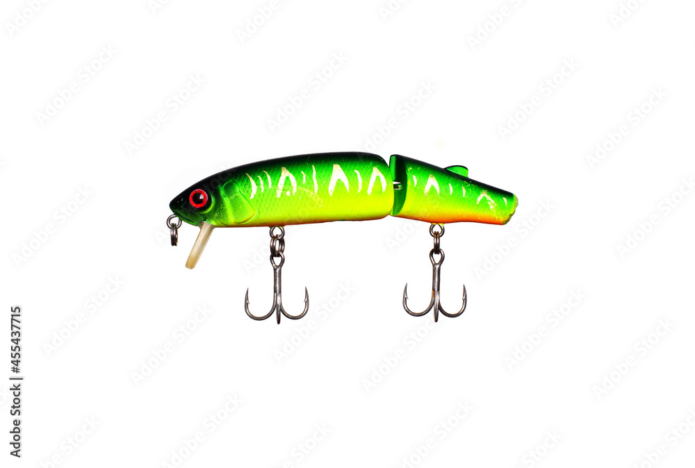 Green baubles bait for fishing on a white background, isolate. Close-up Green baubles bait for fishing on a white background, isolate. Close-up