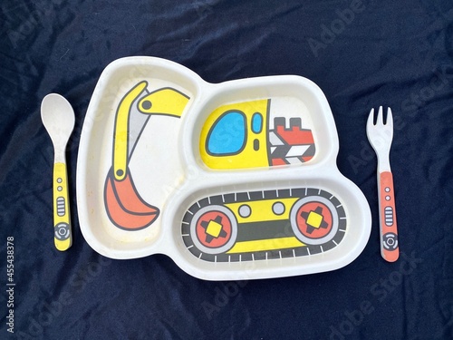 Set of children's tableware