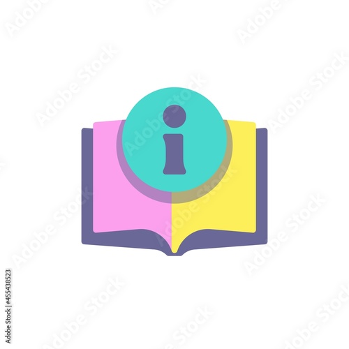Information book flat icon