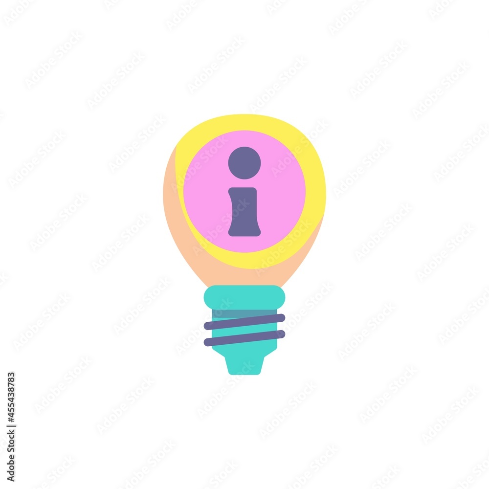 FAQ lamp flat icon FAQ lamp flat icon