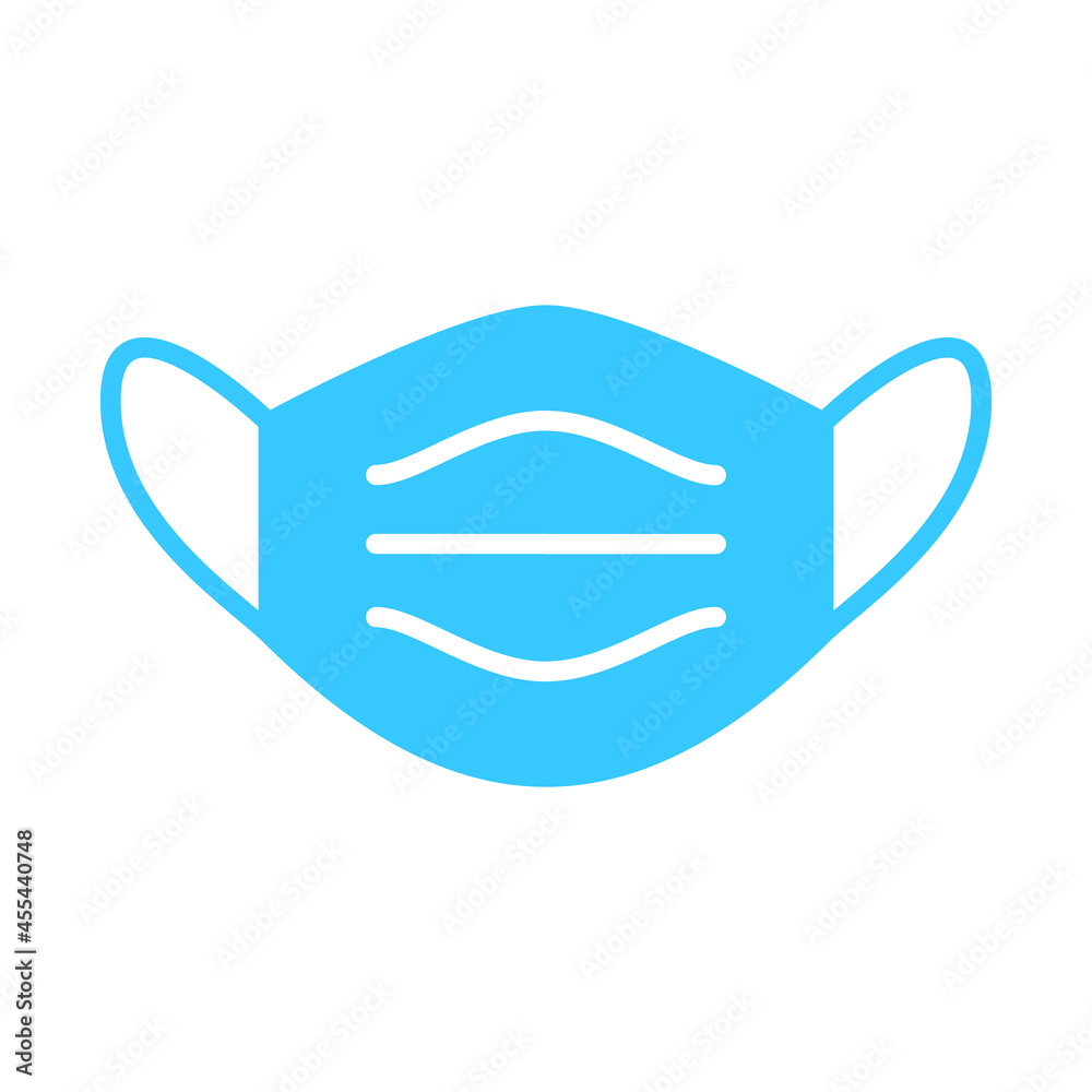 Vector Medical Mask Mouth Guard Face Mask Icon Vector Medical Mask Mouth Guard Face Mask Icon