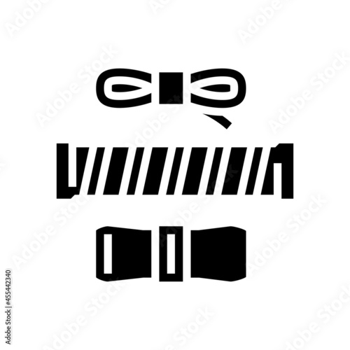 over grips tennis accessory glyph icon vector. over grips tennis accessory sign. isolated contour symbol black illustration