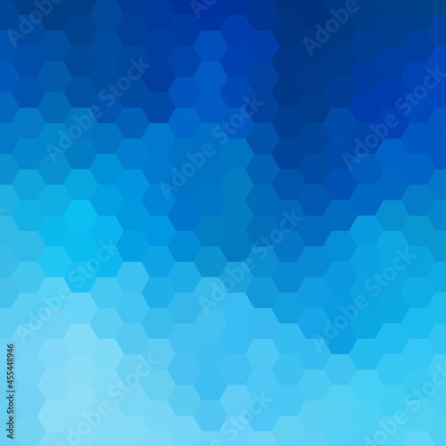 blue hexagon background. polygonal style. modern illustration. eps 10