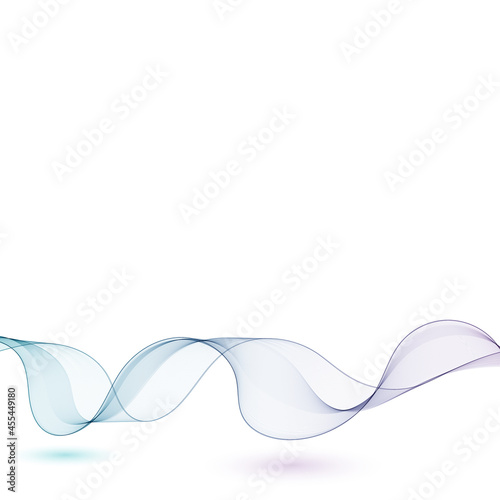 color vector curve. abstract wave. modern illustration. eps 10