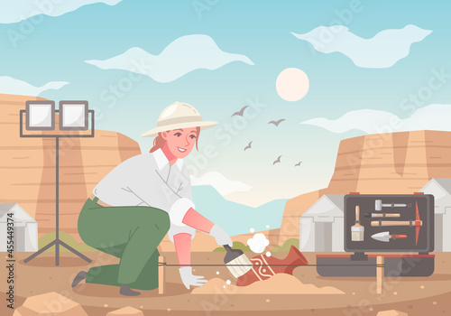 Archaeologist Finds Artefact Composition