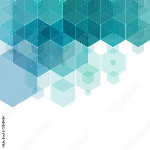 abstract illustration. vector hexagon background. eps 10