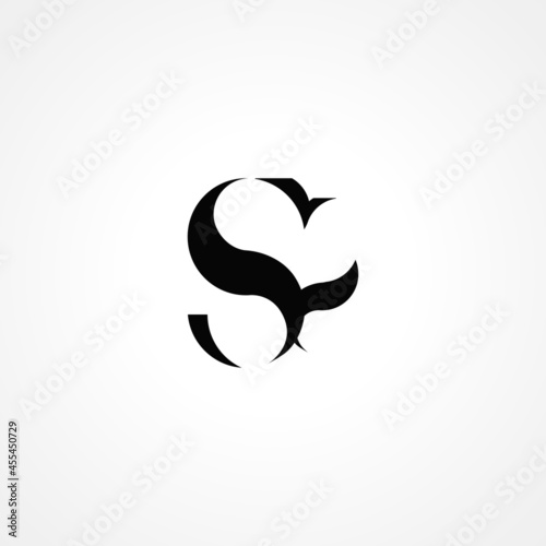 S letter logo design. Vector creative modern concept 