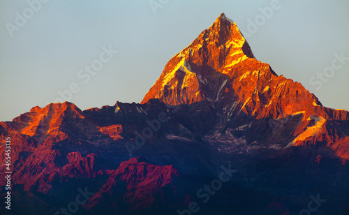 mount Machhapuchhare, Annapurna area, Nepal himalayas