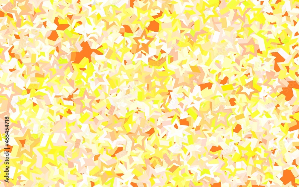 Light Green, Red vector backdrop with small and big stars. Light Green, Red vector backdrop with small and big stars.
