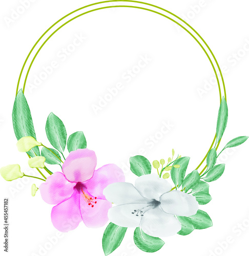 Floral frame design