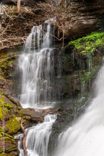 Beautiful Waterfall in the Forest © Kevin E Beasley