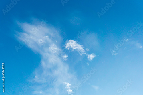 Blue sky on clear days background or texture.