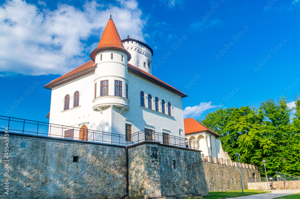 Medieval Budatin Castle (Slovak: Budatinsky zamok). Castle in north-western Slovakia, near the city of Zilina.