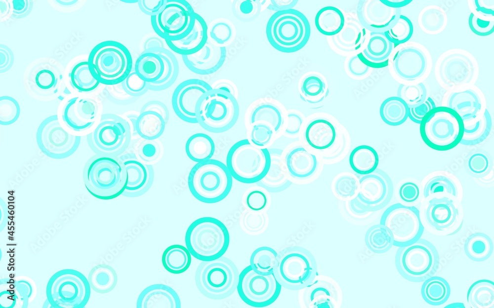 Light Green vector texture with disks. Light Green vector texture with disks.