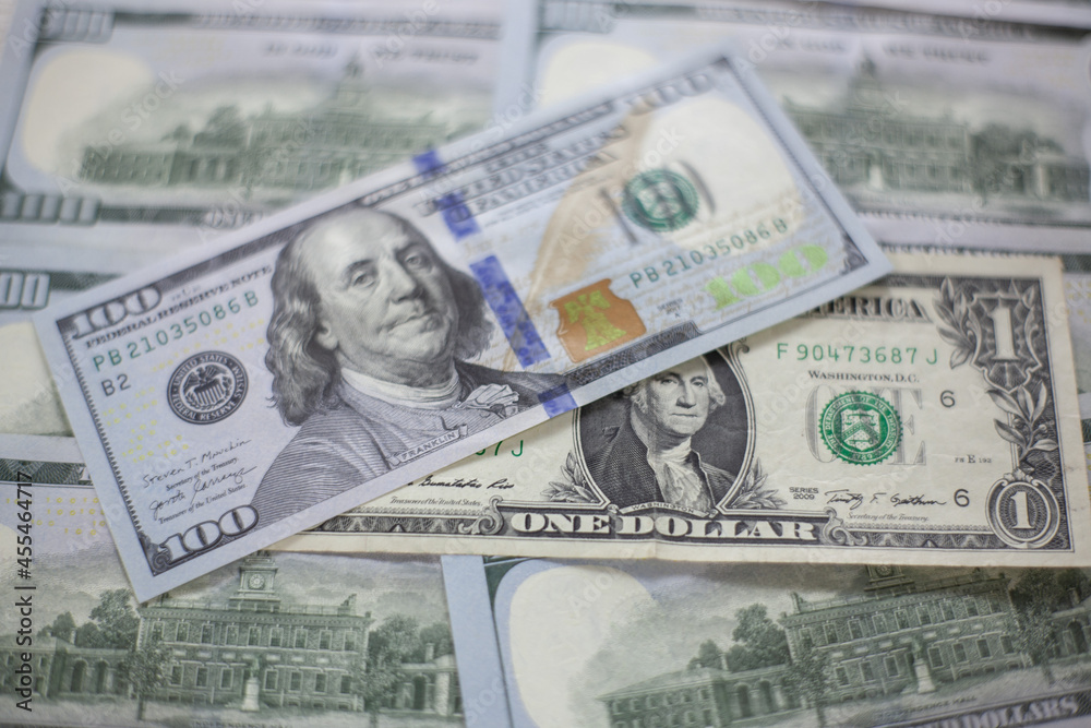 Money dollar wallstreet one hundred bucks usa sign Money dollar wallstreet one hundred bucks usa sign