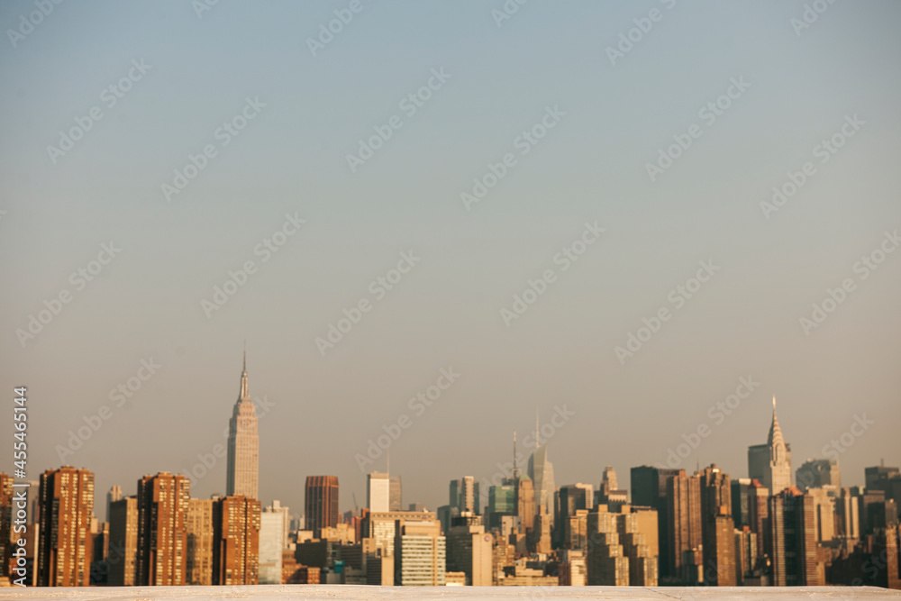 View of New York city at day time