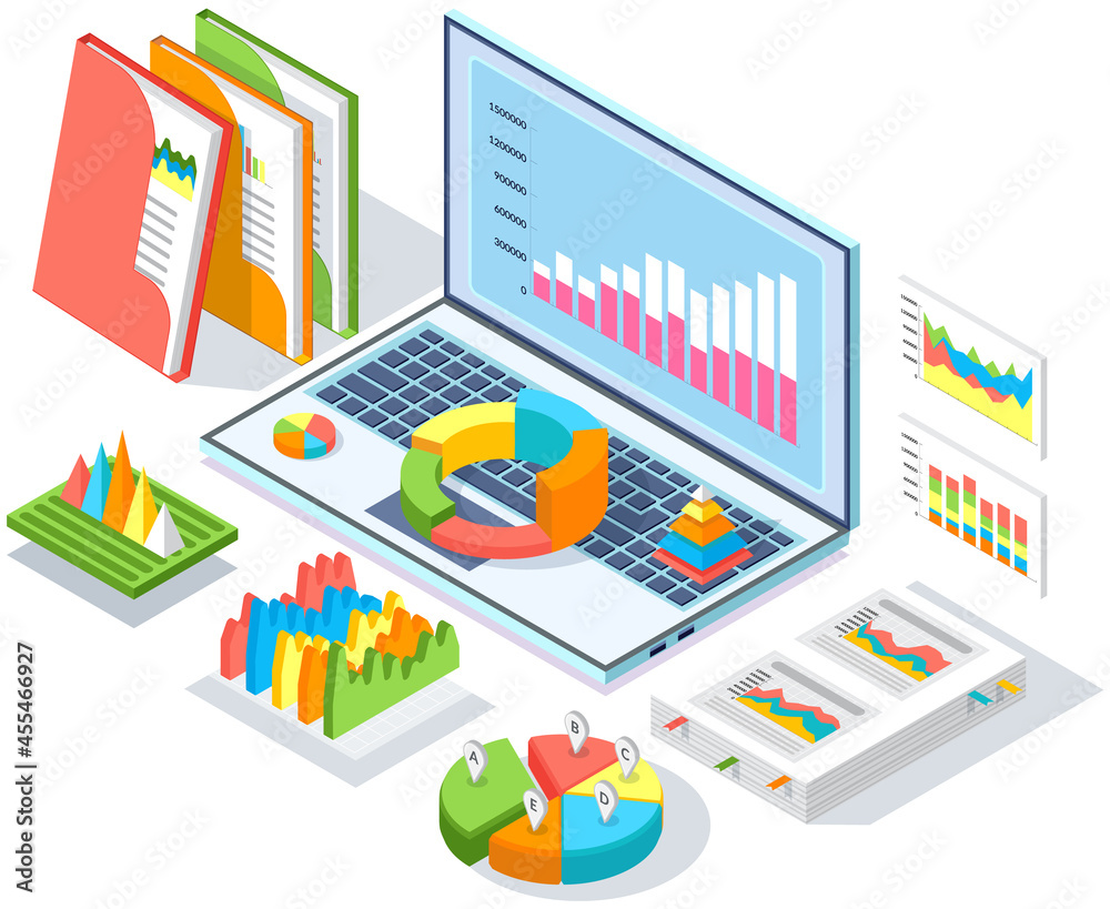 Visualize with business analytics. Work with statistical data analysis, changing indicators. Analyze statistical indicators, business data. Marketing research for presentation. Data financial report