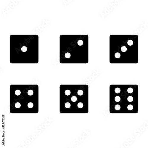 dice icon set