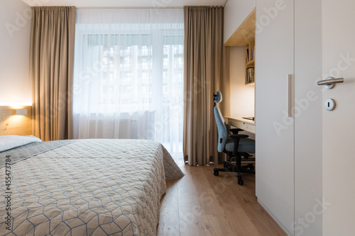 Bedroom interior of modern apartment