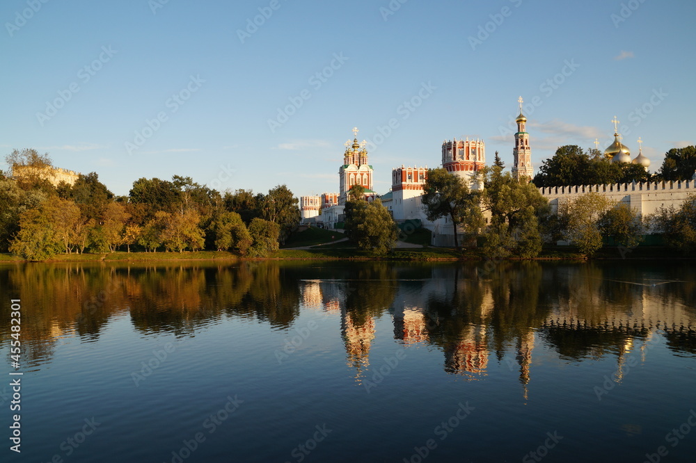 Moscow: Novodevichy Monastery: sunset Moscow: Novodevichy Monastery: sunset