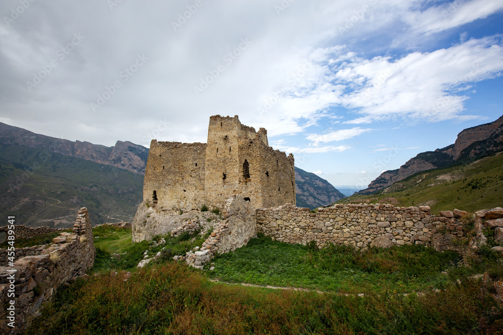 The unique Fregat castle in the Digorsky gorge of North Ossetia