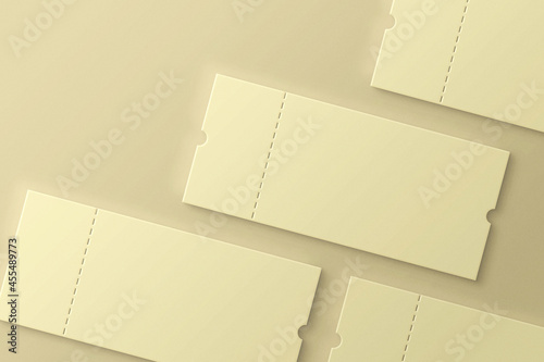 Ticket Blank mockup