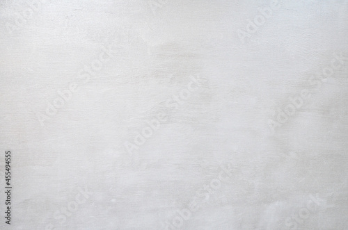 White concrete wall texture. Painted concrete background. Top view.