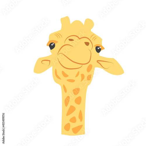 giraffe in flat style 
