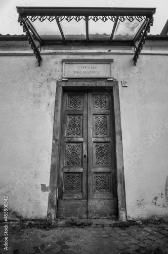 old door in building