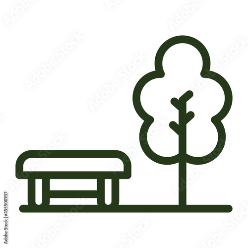 park outline icon