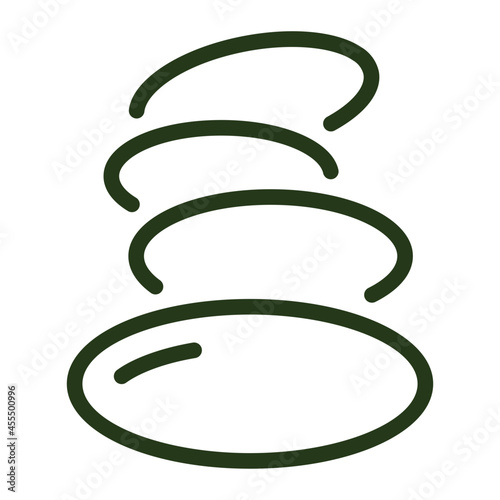 Stones line icon