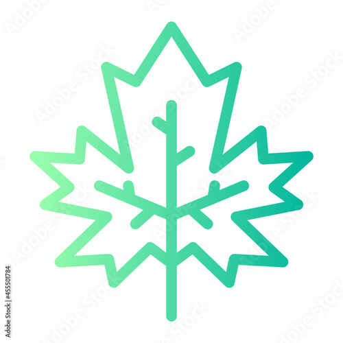 leaf gradient icon