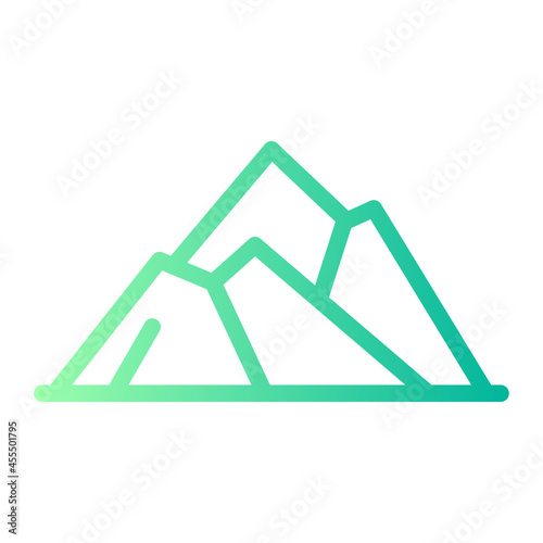 Mountain gradient icon