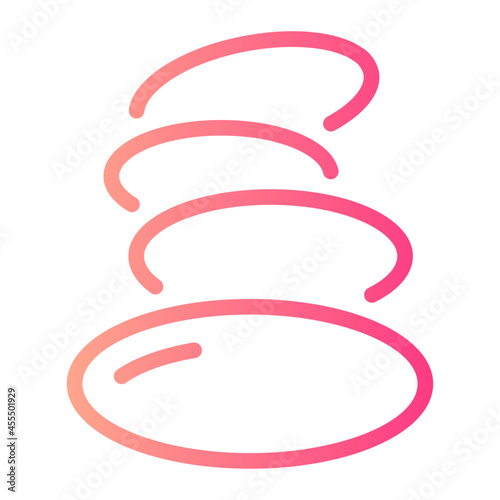 Stones gradient icon