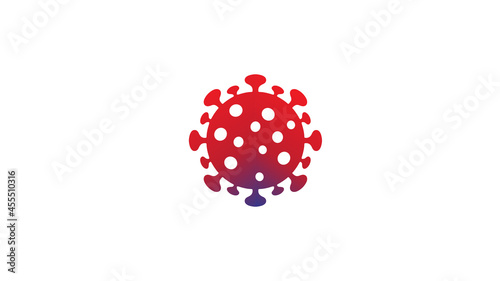 creative covid-19 coronavirus logo vector symbol