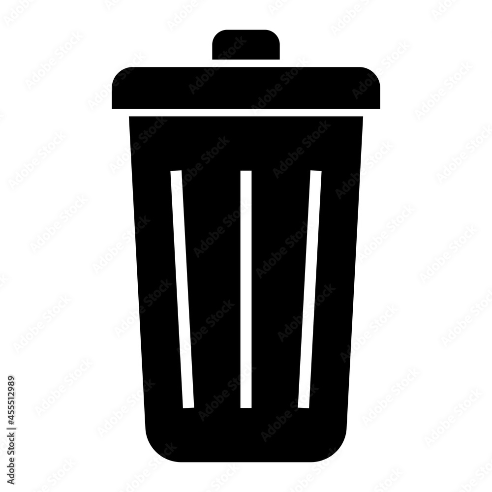 Vector Trash Glyph Icon Design Vector Trash Glyph Icon Design