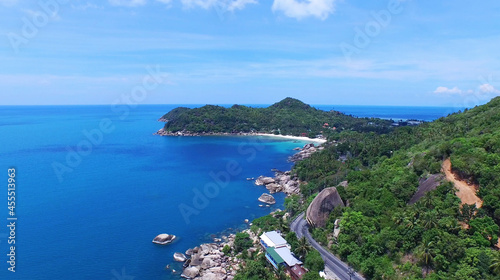 Aerial view of islands near Phuket, Thailand