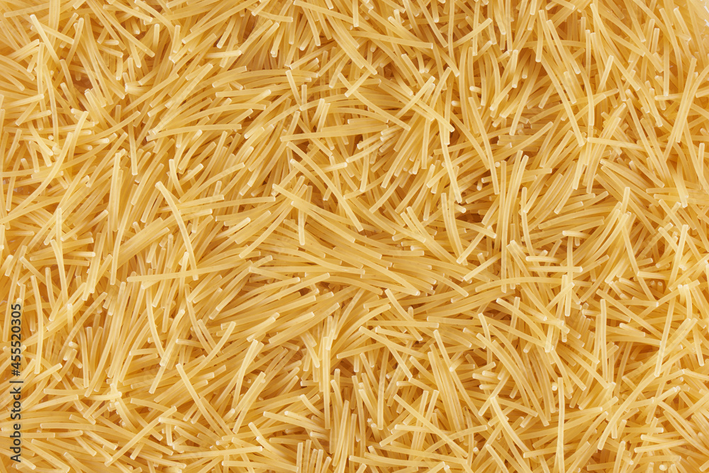 Small noodles background, pasta and macaroni