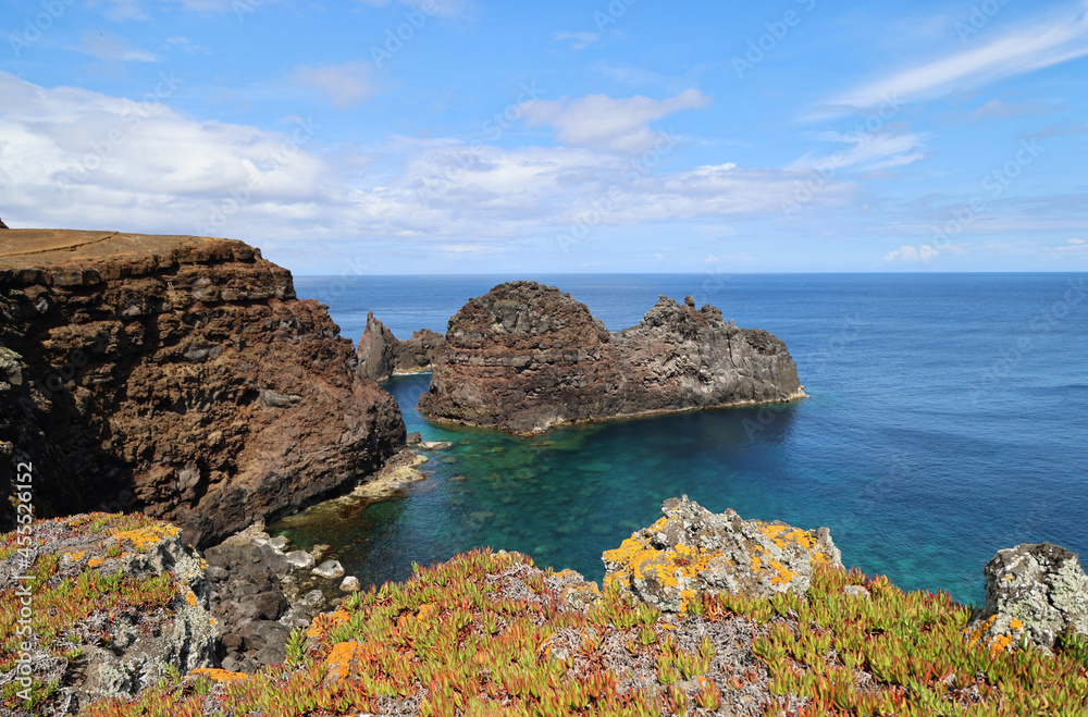 The stunning cliff of Ponta da Barca, Graciosa Island, Azores