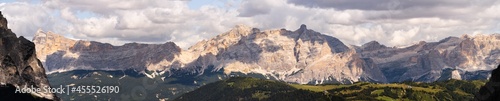 Ultra-high resolution panorama of Gruppo delle Cunturines, Dolomites of Trentino Alto Adige - Badia. Monte Cavallo, Cima Dieci photo