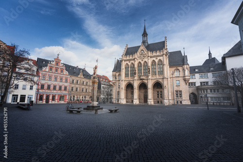 Fischmarkt Square and Erfurt City Hall - Erfurt, Thuringia, Germany photo