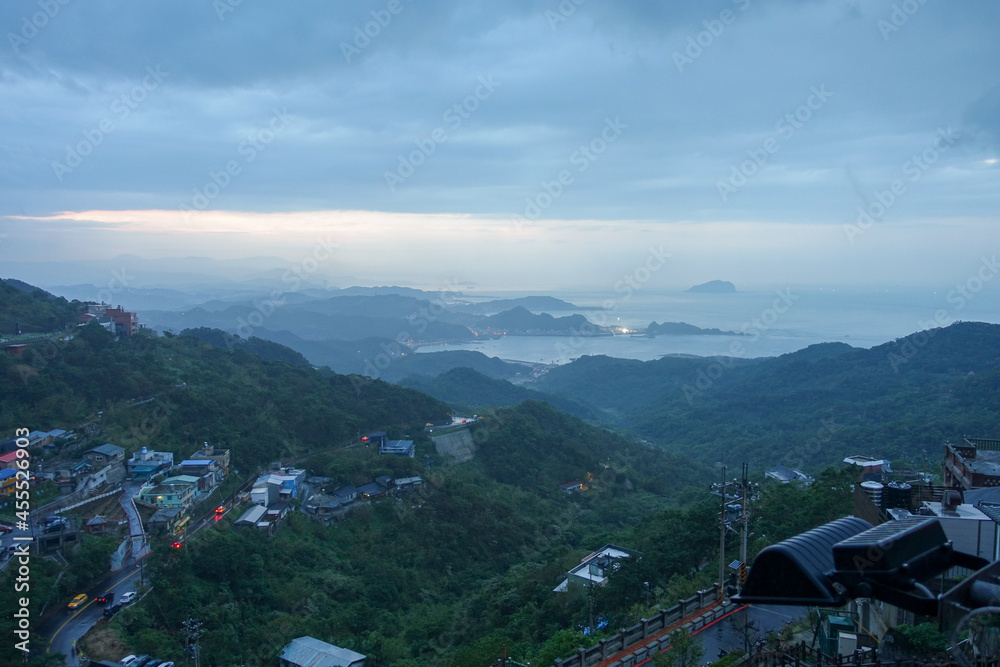 A view of a small town in Taiwan