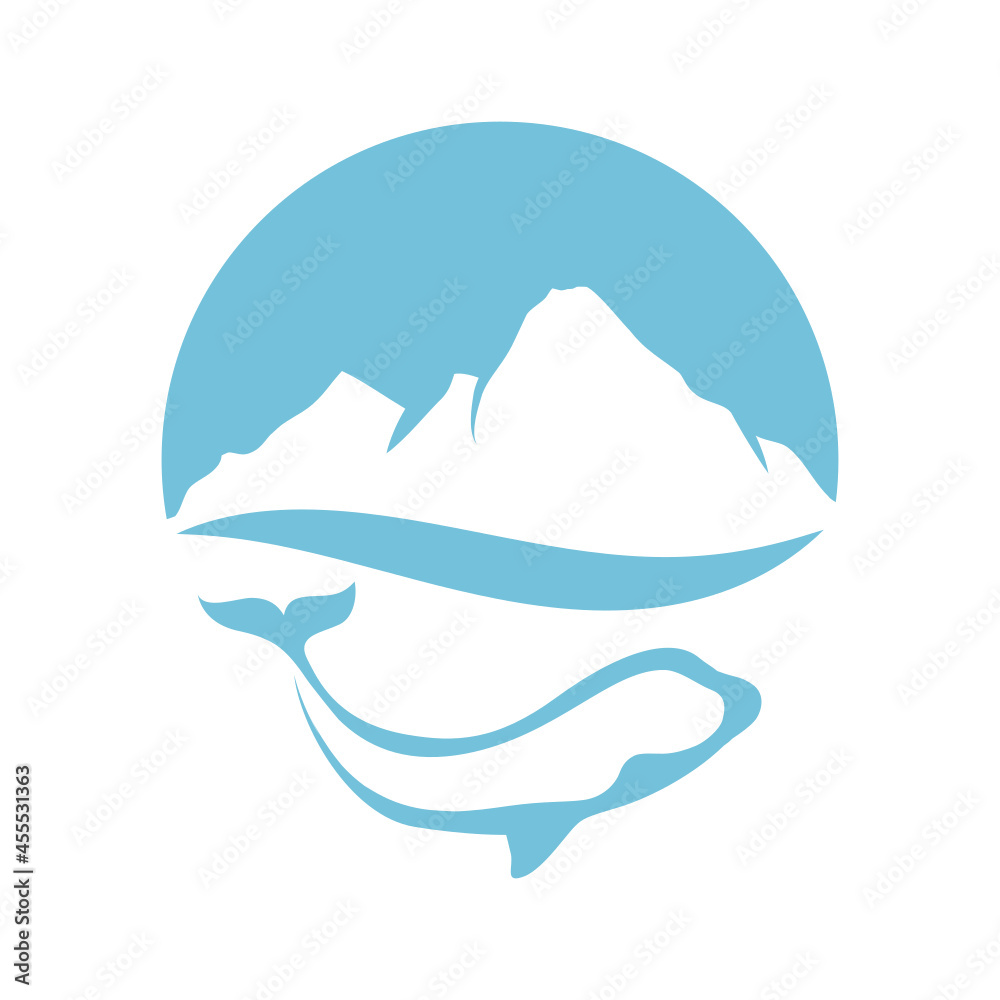 abstract whale, vector abstract whale, vector