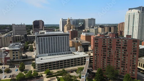 Aerial view of Rochester Minnesota downtown photo