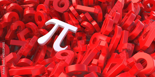 Photos Pi, Greek letter, constant irrational number