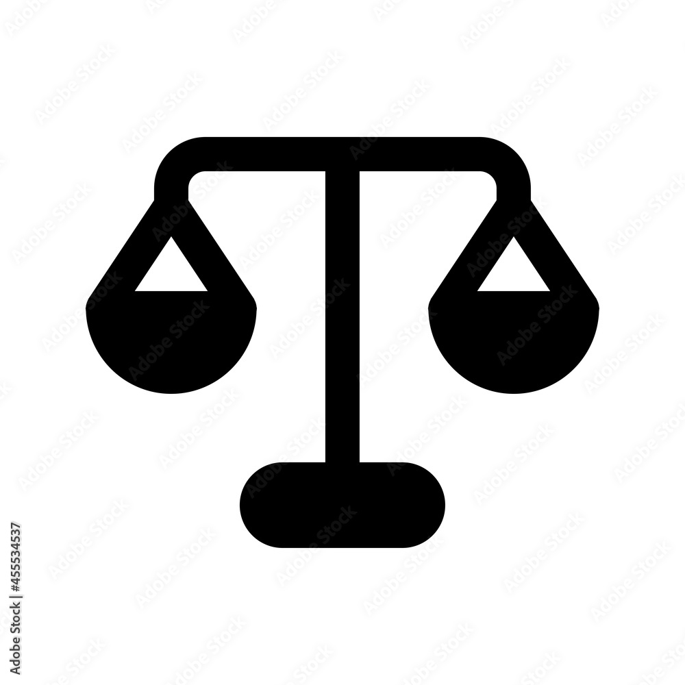 Illustration vector graphic icon of Scales Icon. Solid Style Icon. Vector illustration isolated on white background. Perfect for website or application design. Illustration vector graphic icon of Scales Icon. Solid Style Icon. Vector illustration isolated on white background. Perfect for website or application design.