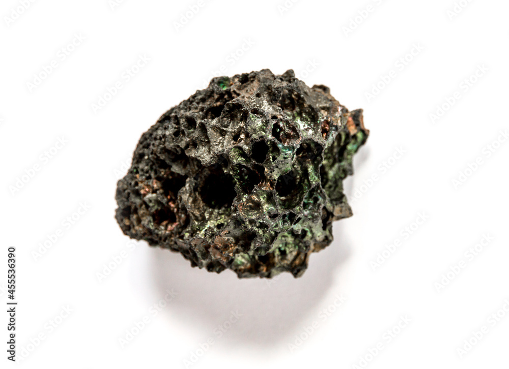 Lava rock on a white background Lava rock on a white background