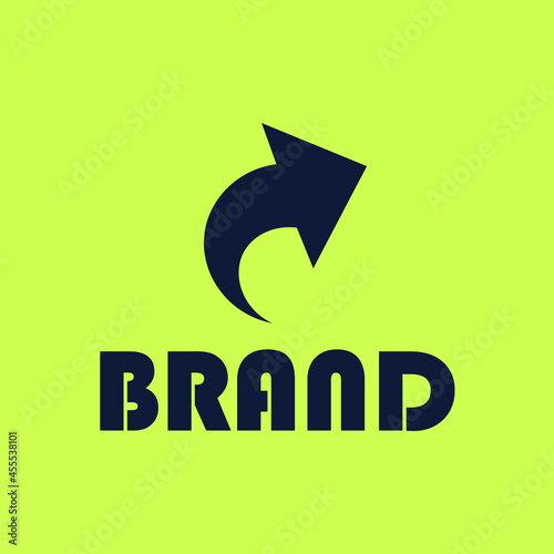 Free Download Minimalist Arrow Logo - Amazing minimalist vector logo of an arrow suitable for business, sport clothing line, travel agency, app logo, website, tech company, clip art, and design asset in general - GFXLoad