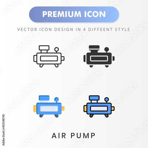 air pump icon for your website design, logo, app, UI. Vector graphics illustration and editable stroke.